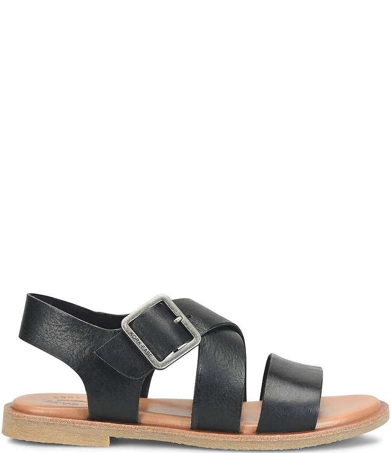 Kork-Ease Dara Leather Ankle Wrap Sandals