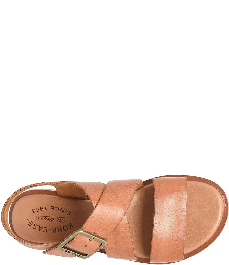 Kork-Ease Dara Leather Ankle Wrap Sandals