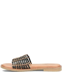 Kork-Ease Deja Handwoven Leather Banded Slide Sandals