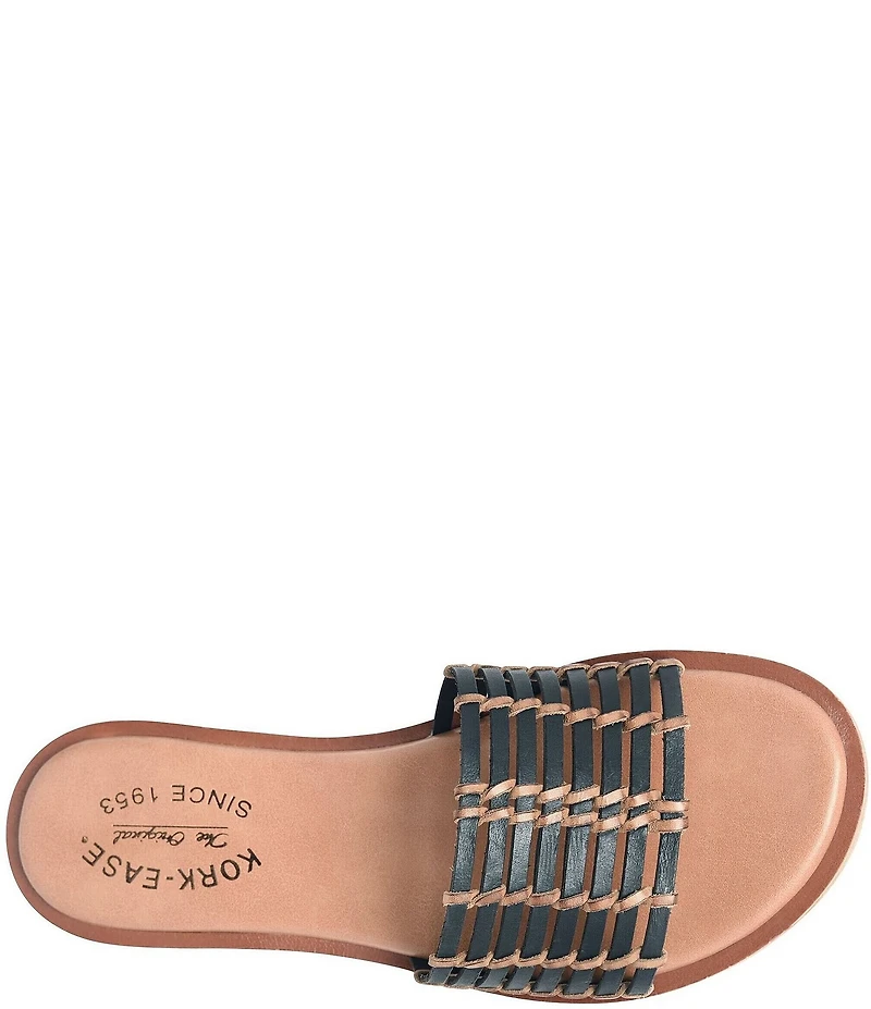 Kork-Ease Deja Handwoven Leather Banded Slide Sandals