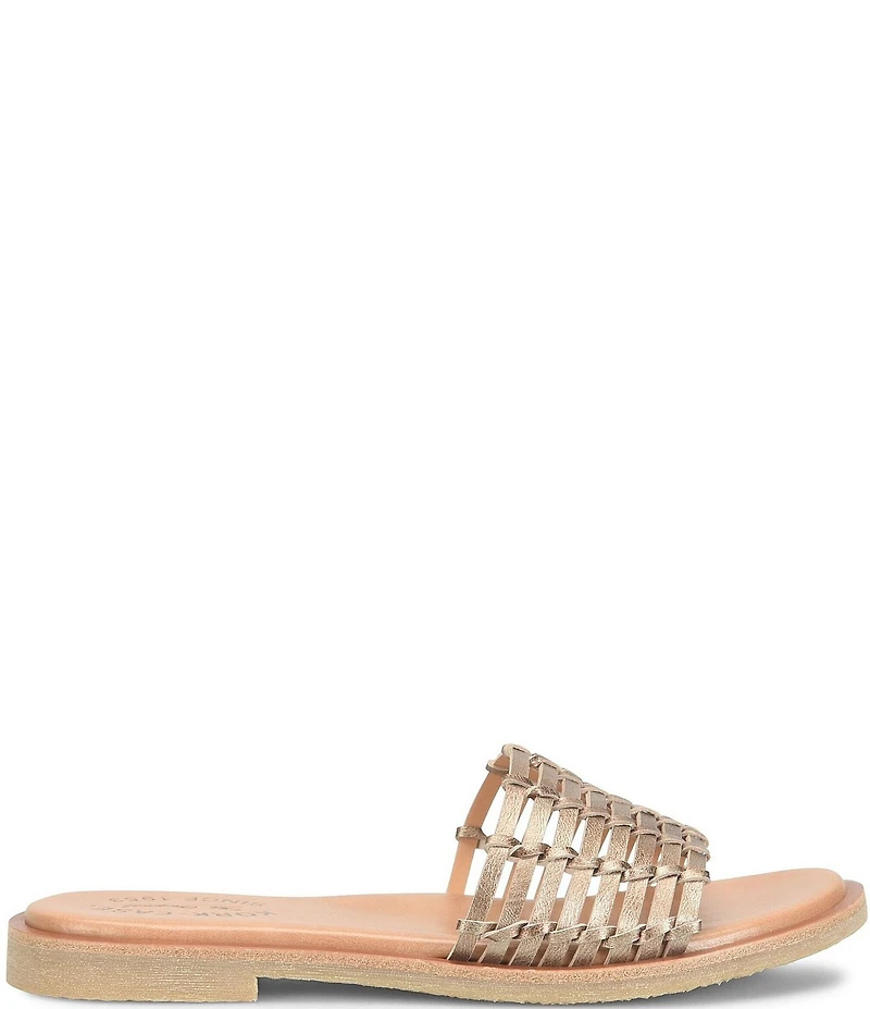 Kork-Ease Deja Handwoven Leather Banded Slide Sandals