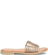 Kork-Ease Deja Handwoven Leather Banded Slide Sandals