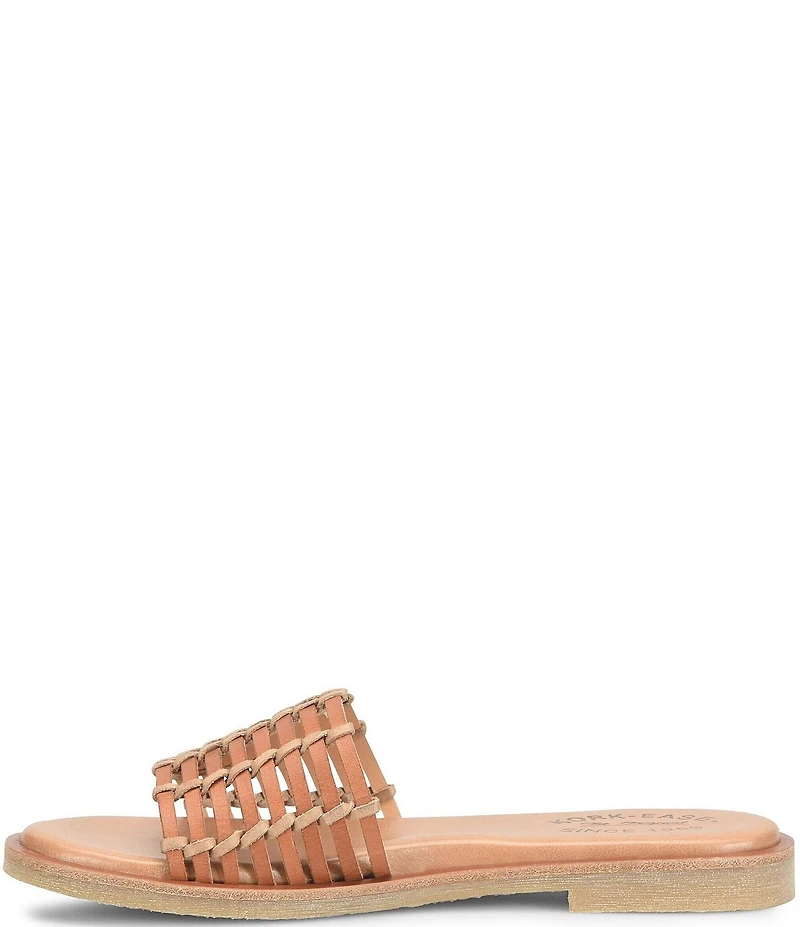 Kork-Ease Deja Handwoven Leather Banded Slide Sandals