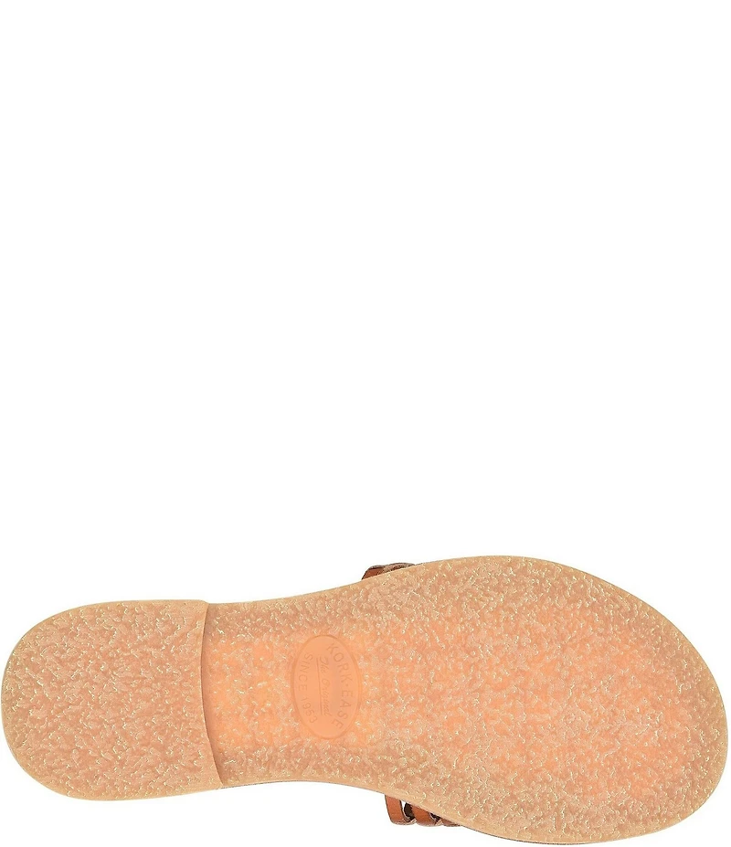 Kork-Ease Deja Handwoven Leather Banded Slide Sandals