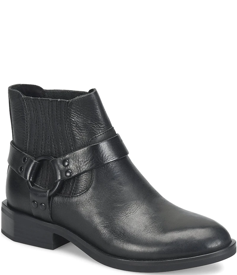 Kork-Ease Elsbury Leather Chelsea O-Ring Harness Hardware Ankle Booties