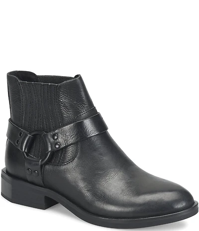 Kork-Ease Elsbury Leather Chelsea O-Ring Harness Hardware Ankle Booties