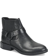 Kork-Ease Elsbury Leather Chelsea O-Ring Harness Hardware Ankle Booties
