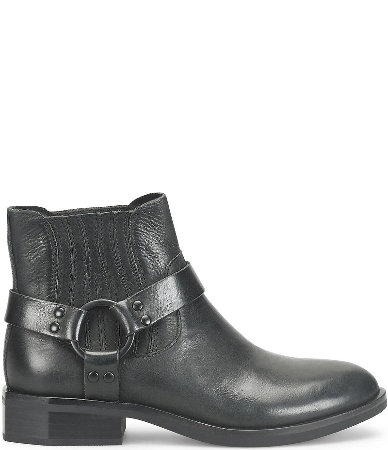 Kork-Ease Elsbury Leather Chelsea O-Ring Harness Hardware Ankle Booties