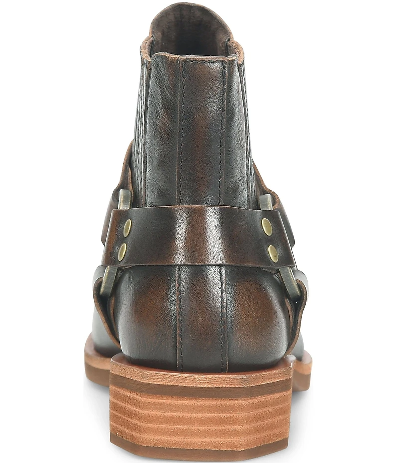 Kork-Ease Elsbury Leather Chelsea O-Ring Harness Hardware Ankle Booties