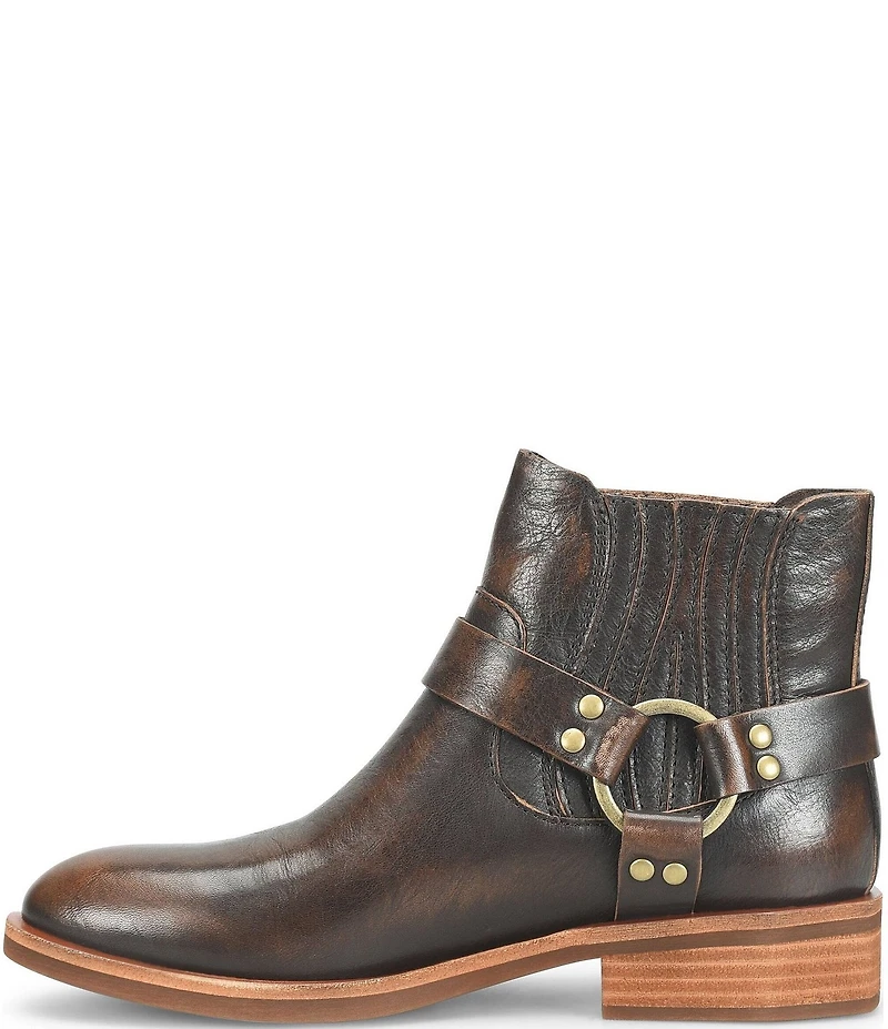 Kork-Ease Elsbury Leather Chelsea O-Ring Harness Hardware Ankle Booties