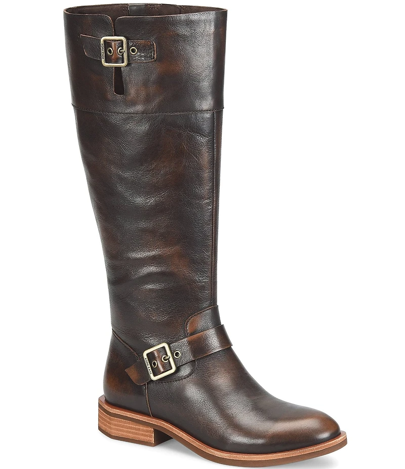 Kork-Ease Everly Leather Tall Buckle Hardware Riding Boots