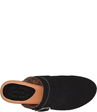 Kork-Ease Gemini Suede Studded Platform Mule Clogs