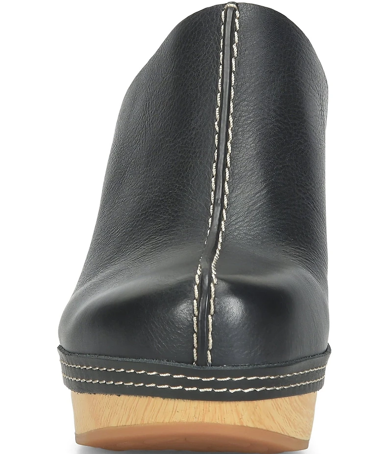 Kork-Ease Gwendolyn Leather Artisan Stitched Clogs