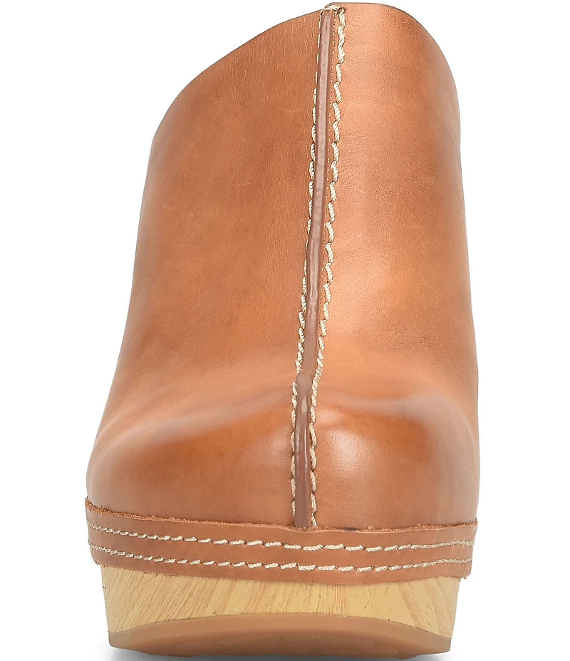 Kork-Ease Gwendolyn Leather Artisan Stitched Clogs