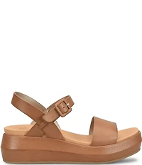 Kork-Ease Hallie Leather Quarter Strap Wedge Sandals