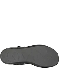 Kork-Ease Hallie Leather Quarter Strap Wedge Sandals