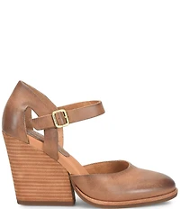 Kork-Ease Harlow Leather Mary Jane Wedge Pumps