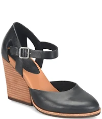 Kork-Ease Harlow Leather Mary Jane Wedge Pumps