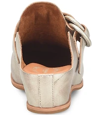 Kork-Ease Kori Leather D-Ring Hardware Wedge Clogs