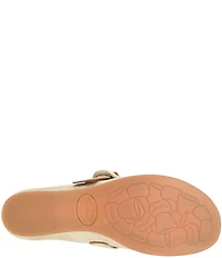 Kork-Ease Kori Leather D-Ring Hardware Wedge Clogs