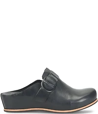 Kork-Ease Kori Leather D-Ring Hardware Wedge Clogs
