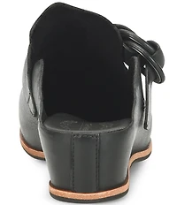 Kork-Ease Kori Leather D-Ring Hardware Wedge Clogs