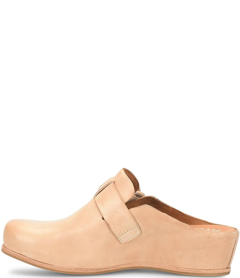 Kork-Ease Kori Leather D-Ring Hardware Wedge Clogs