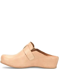 Kork-Ease Kori Leather D-Ring Hardware Wedge Clogs
