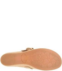 Kork-Ease Kori Leather D-Ring Hardware Wedge Clogs