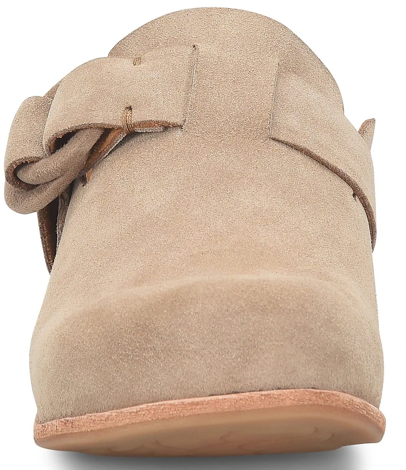 Kork-Ease Kori Suede D-Ring Hardware Wedge Clogs