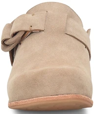 Kork-Ease Kori Suede D-Ring Hardware Wedge Clogs