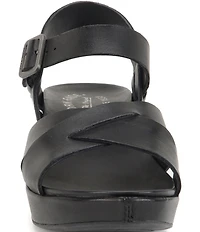 Kork-Ease Myrna 2.0 Leather Platform Wedge Sandals