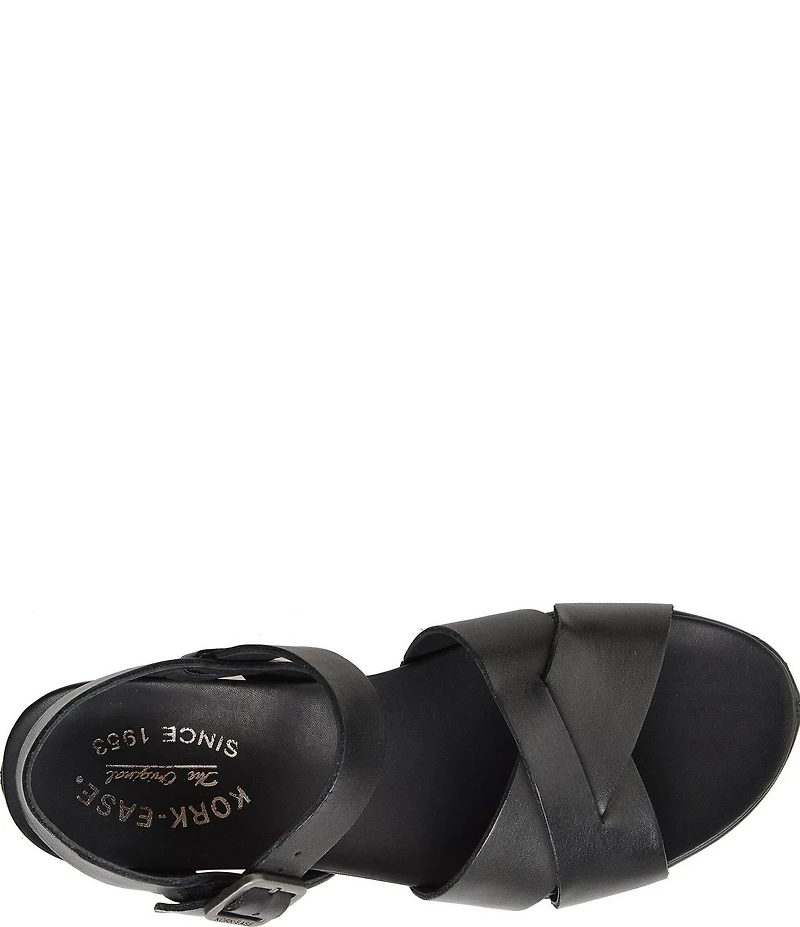 Kork-Ease Myrna 2.0 Leather Platform Wedge Sandals