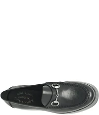 Kork-Ease Parson Leather Bit Buckle Platform Loafers