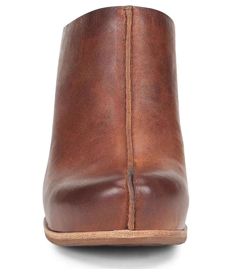 Kork-Ease Sagano Leather Block Heel Clogs