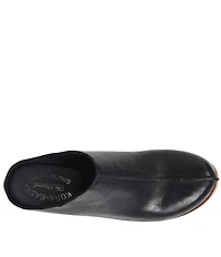 Kork-Ease Sagano Leather Block Heel Clogs
