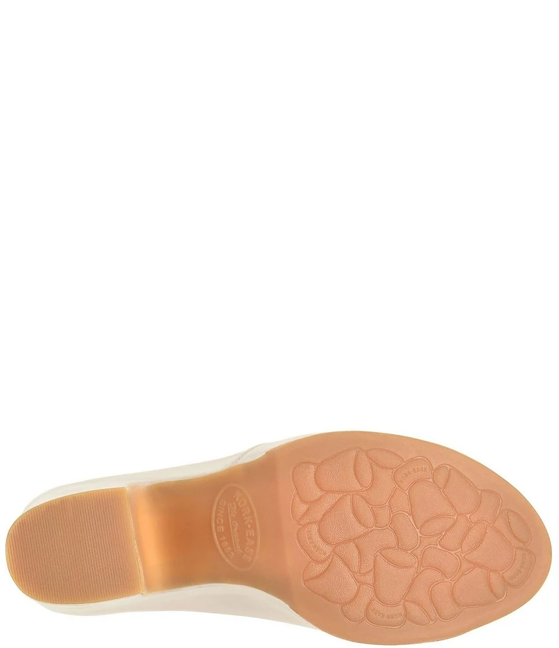 Kork-Ease Stowe Leather Block Heel Platform Slide Sandals