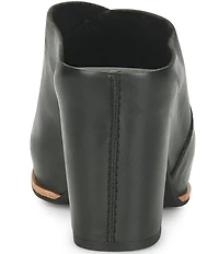 Kork-Ease Stowe Leather Block Heel Platform Slide Sandals