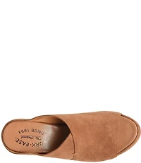 Kork-Ease Stowe Suede Block Heel Platform Slide Sandals
