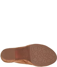 Kork-Ease Stowe Suede Block Heel Platform Slide Sandals