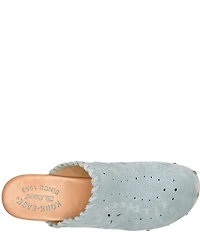 Kork-Ease Tomika Woven Suede Block Heel Mule Clogs