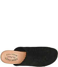 Kork-Ease Tomika Woven Suede Block Heel Mule Clogs