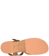 Kork-Ease Tribeca Suede Ankle Strap Block Heel Platform Clogs