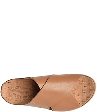 Kork-Ease Tutsi Cross Band Leather Slide Sandals