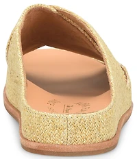 Kork-Ease Tutsi Raffia Banded Slide Sandals