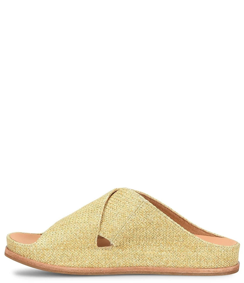Kork-Ease Tutsi Raffia Banded Slide Sandals