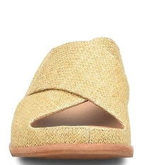 Kork-Ease Tutsi Raffia Banded Slide Sandals