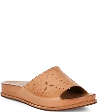 Kork-Ease Tutsi Woven Leather Banded Slide Sandals