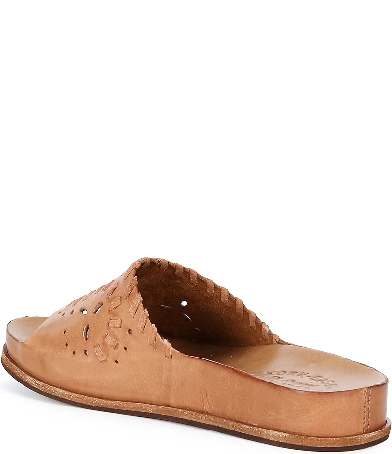 Kork-Ease Tutsi Woven Leather Banded Slide Sandals