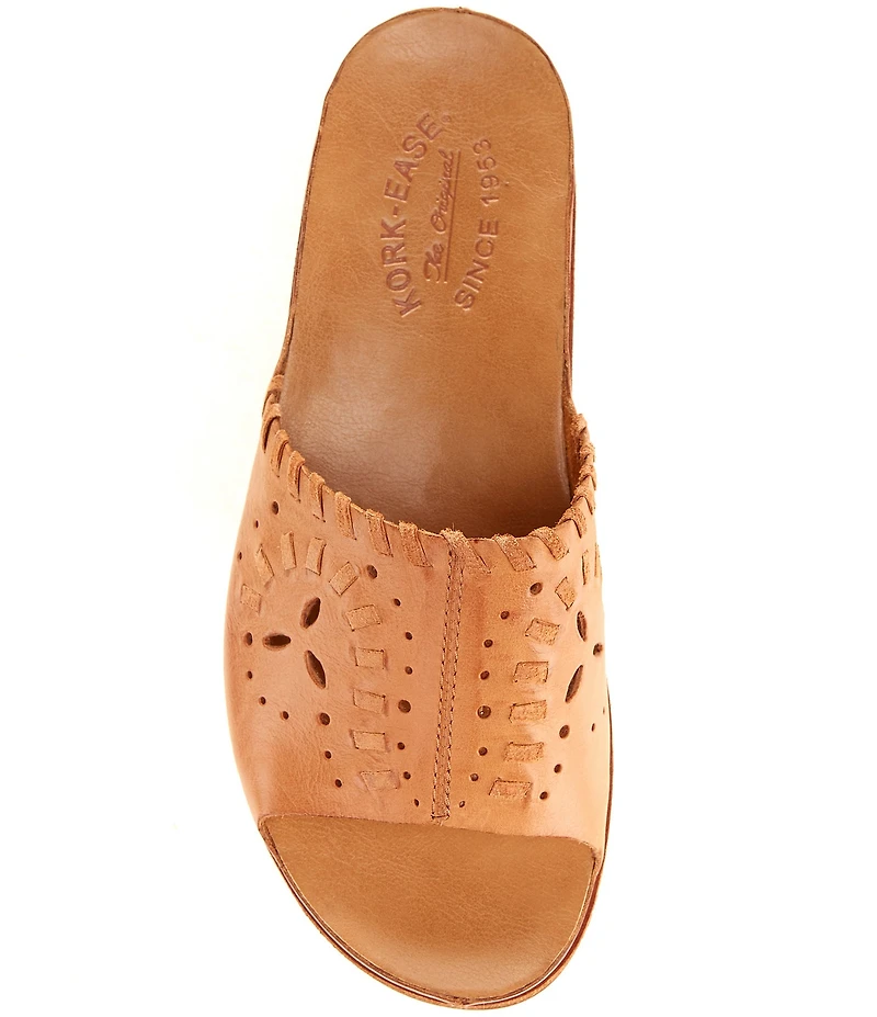 Kork-Ease Tutsi Woven Leather Banded Slide Sandals